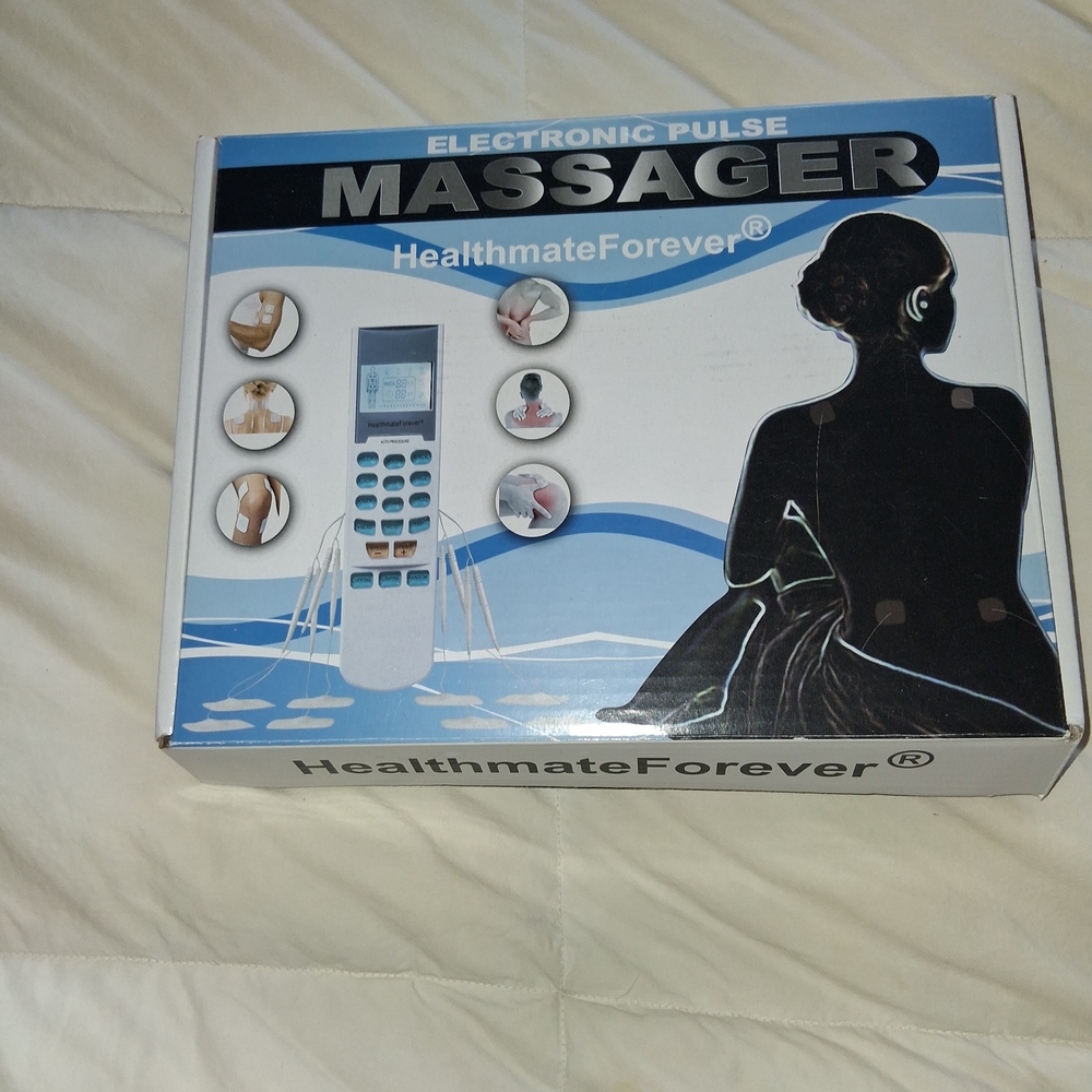 Electronic Pulse Massager - White